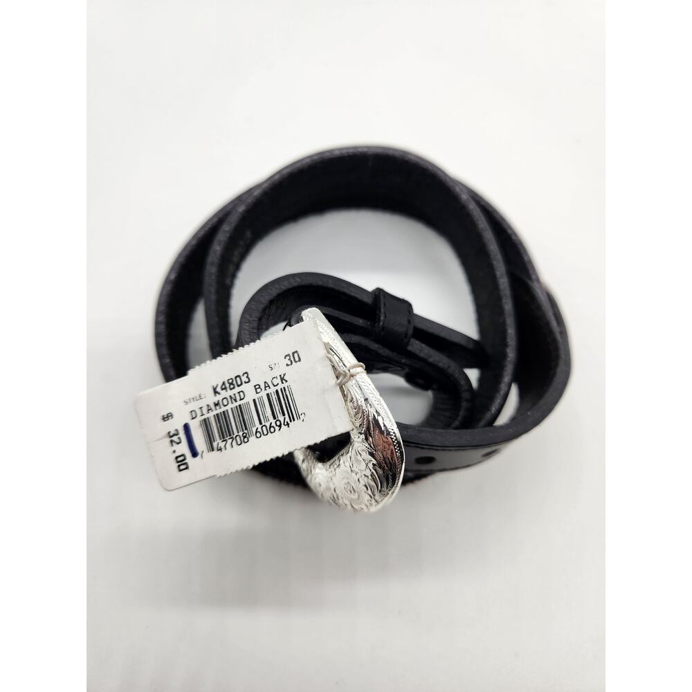 Silver Creek Women's Leather Belt Size 30 NWT A1.13 - Picture 3 of 7